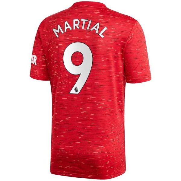 Camiseta Manchester United NO.9 Martial 1ª Kit 2020 2021 Rojo